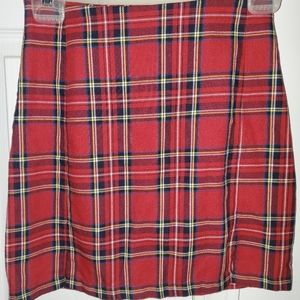 Brandy Melville Red Cara Skirt